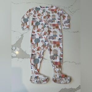 Magnetic Me Modal Magnetic Baby Footie in the "Willow Grove” Gender Neutral 9-12